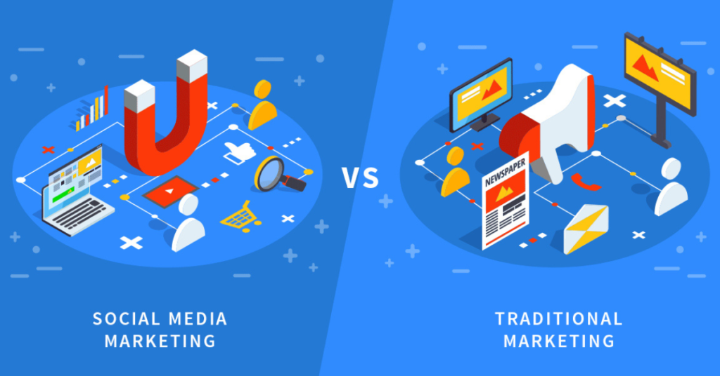 What is the Difference Between Social Media and Traditional Marketing